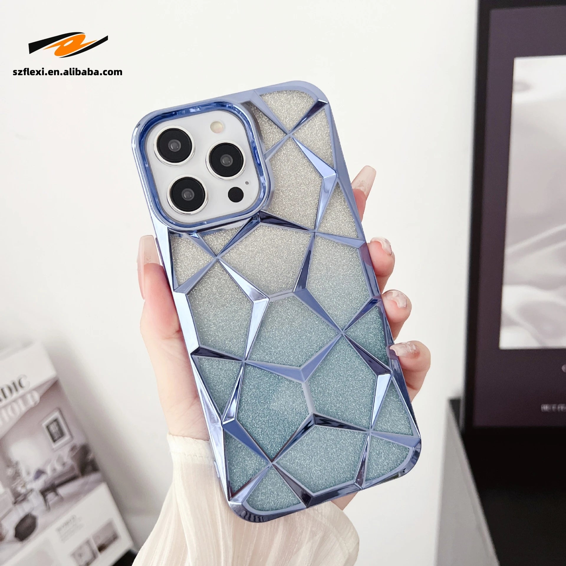 Lattice Design Phone Case for iPhone 15 Pro Max and More 10