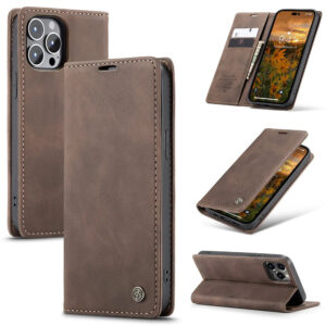 Leather Wallet Case for Various iPhone Models