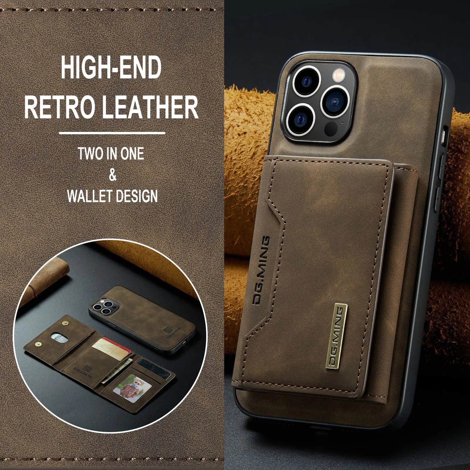 LeYi Leather Wallet iPhone Case price in Bangladesh 3