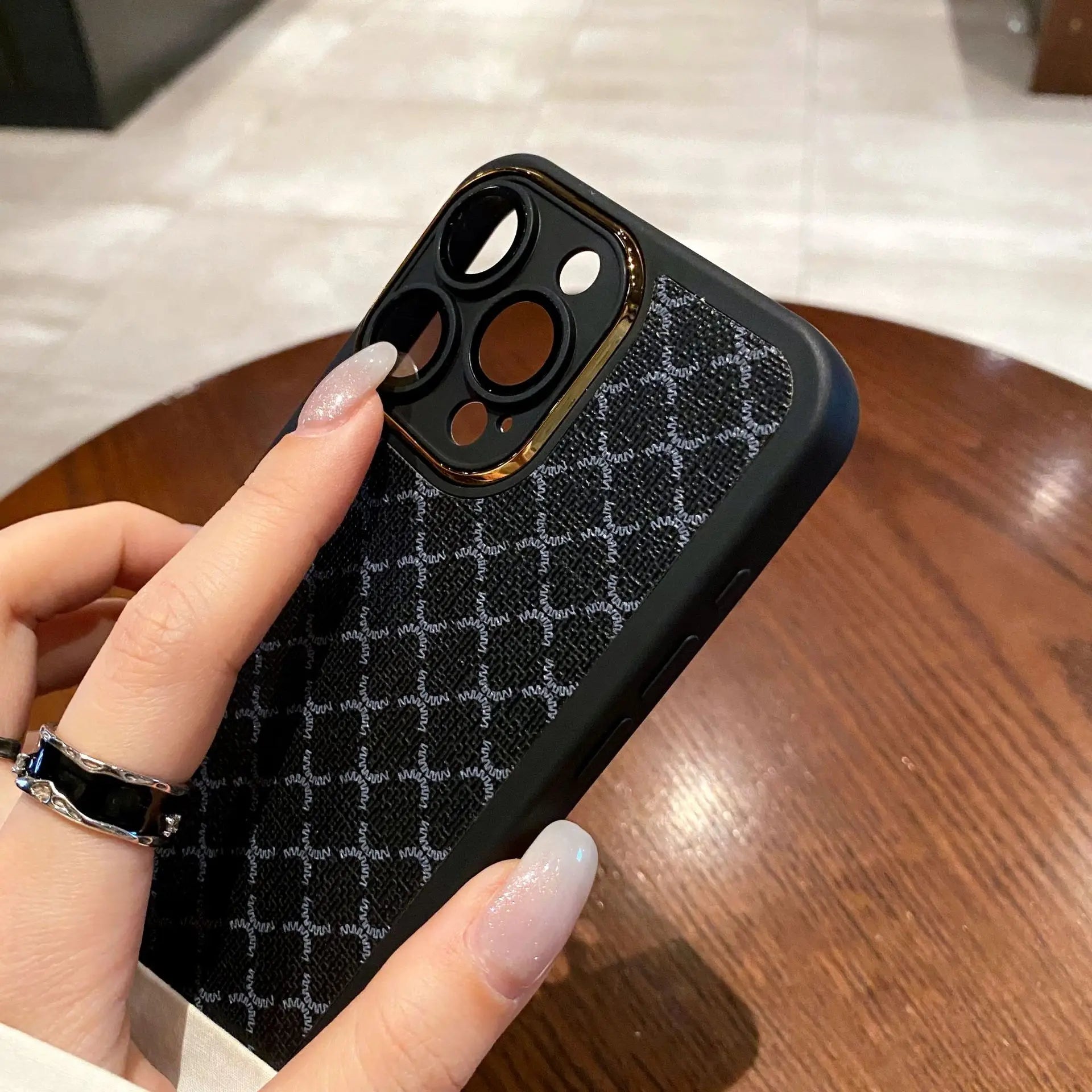 Luxury Diamond Grid iPhone Case price in Bangladesh 5
