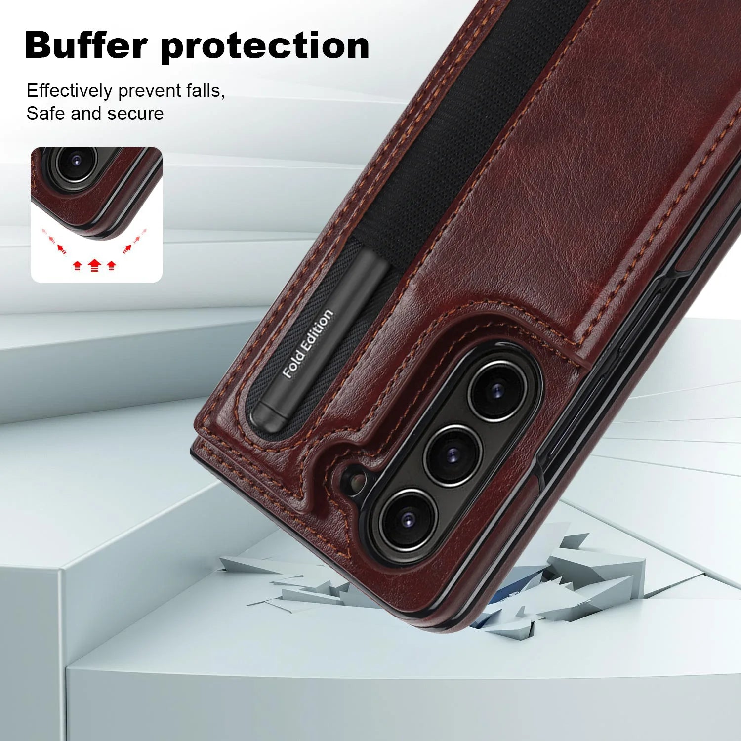 Luxury Leather Wallet Samsung Case price in Bangladesh 4