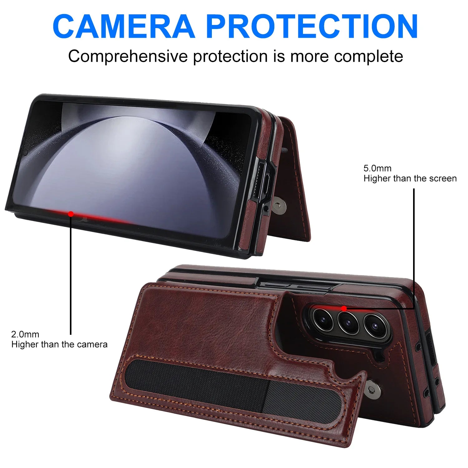 Luxury Leather Wallet Samsung Case price in Bangladesh 5