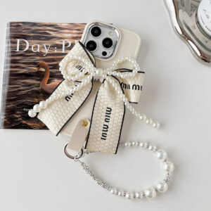 Luxury Pearl Bow iPhone Case with Bracelet price in Bangladesh 7
