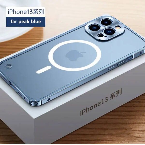Magnetic Aluminum Phone Case for iPhone Models 49