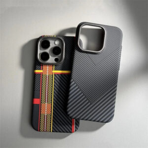 Magnetic Carbon Fiber Case for iPhone Models