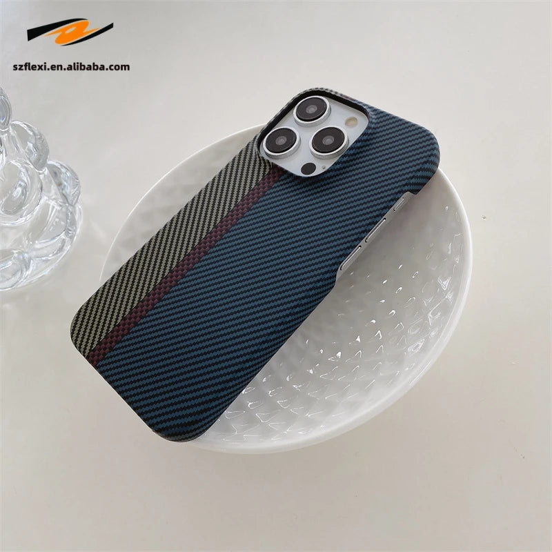 Magnetic Carbon Fiber Case for iPhone Models 1