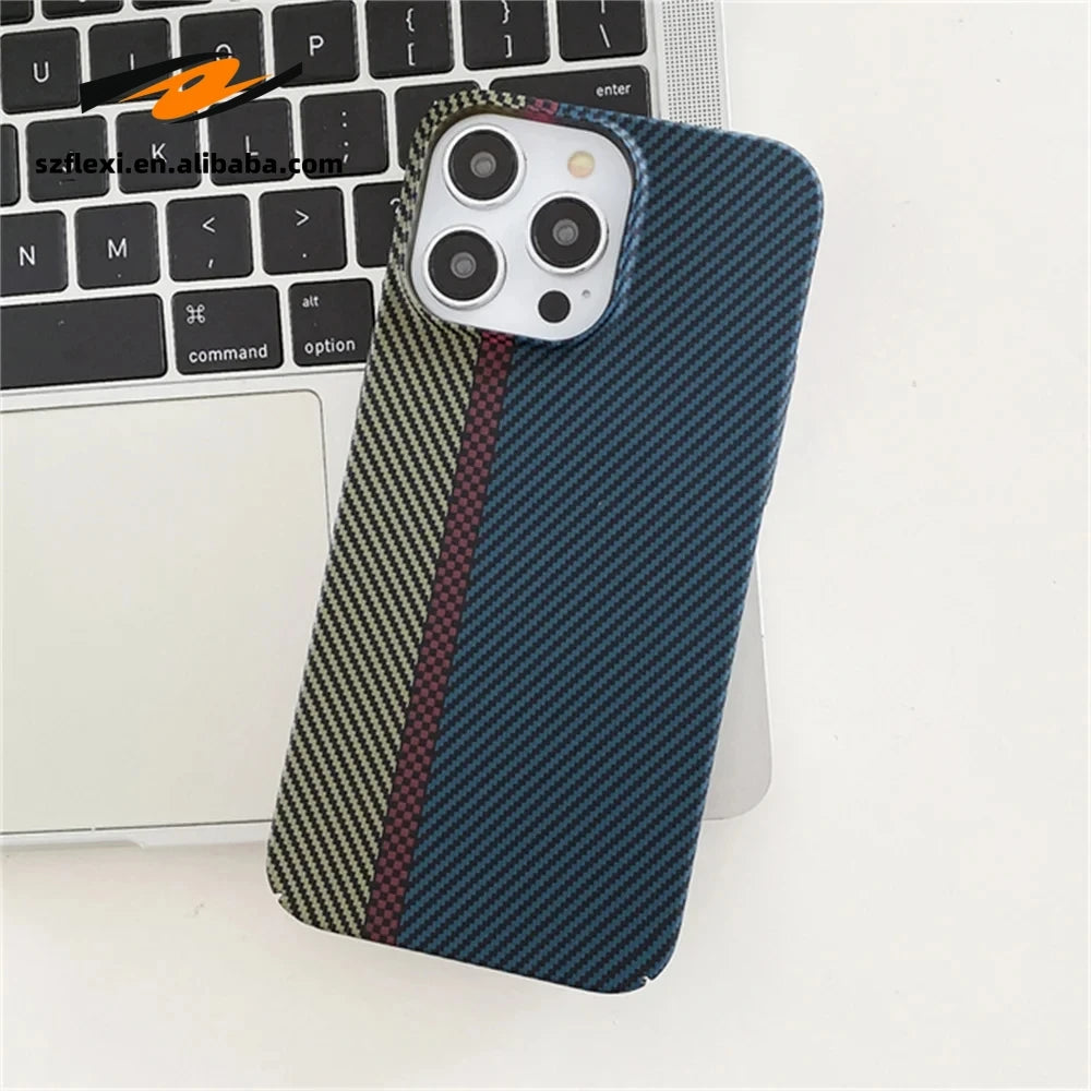 Magnetic Carbon Fiber Case for iPhone Models 6