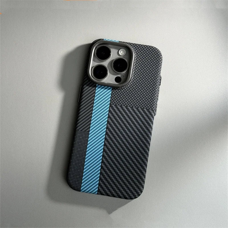 Magnetic Carbon Fiber Case for iPhone Models 8