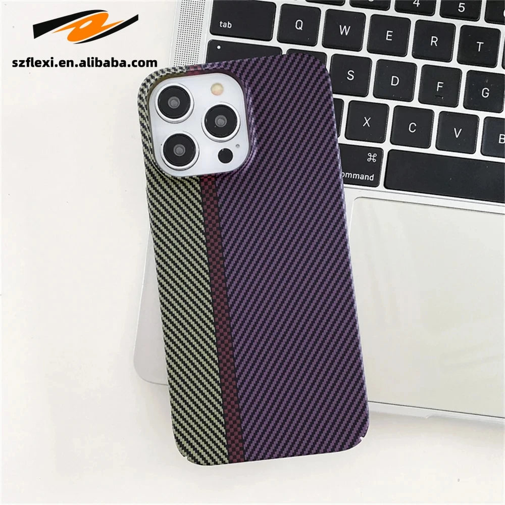 Magnetic Carbon Fiber Case for iPhone Models 8