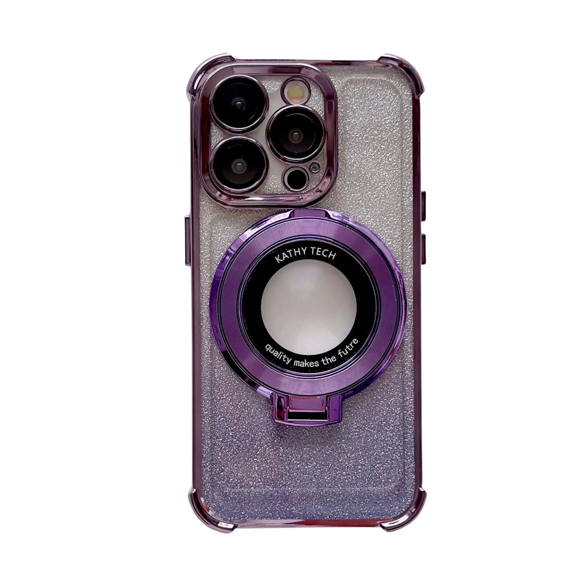 Magnetic Case for iPhone with Camera Lens Guard