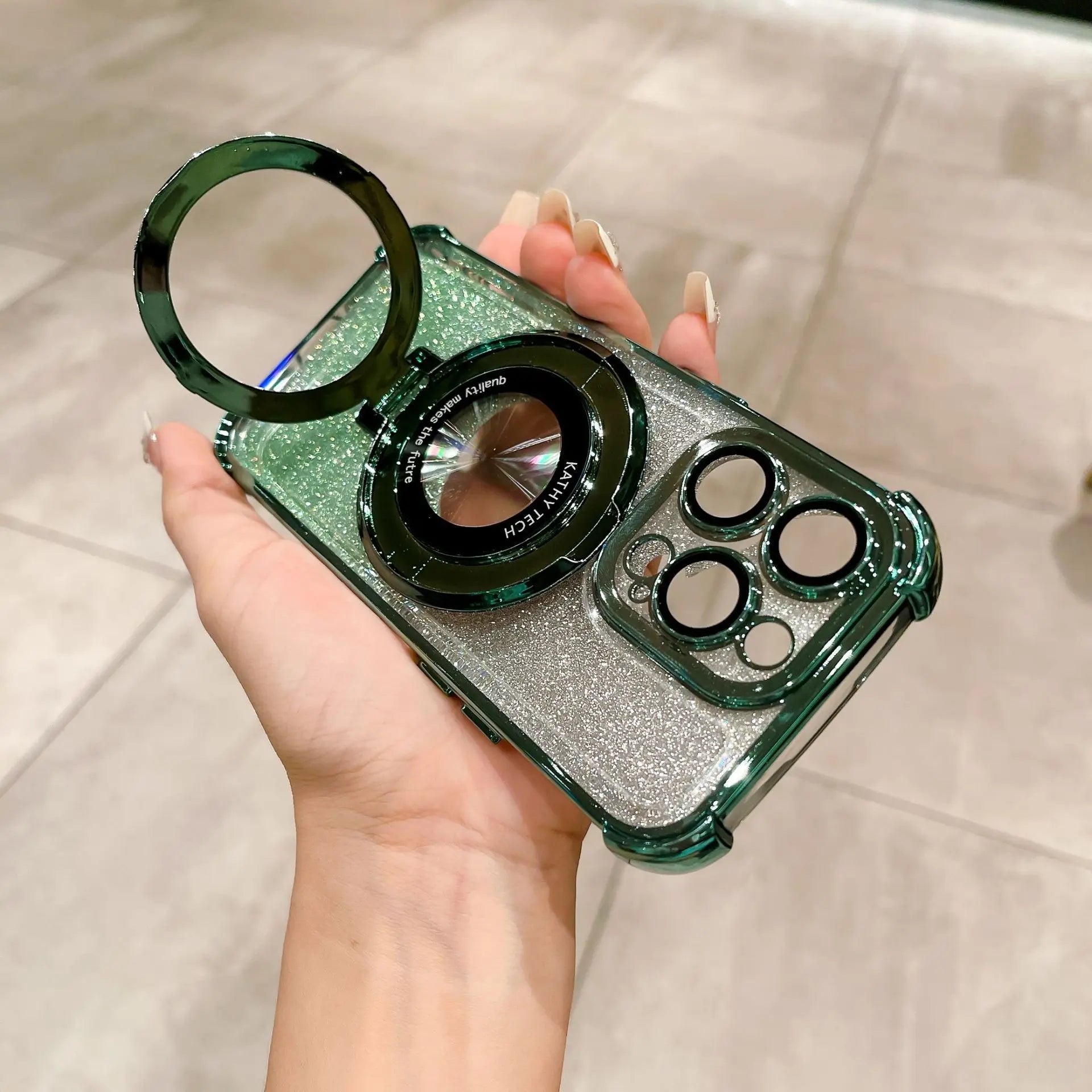 Magnetic Case for iPhone with Camera Lens Guard 10