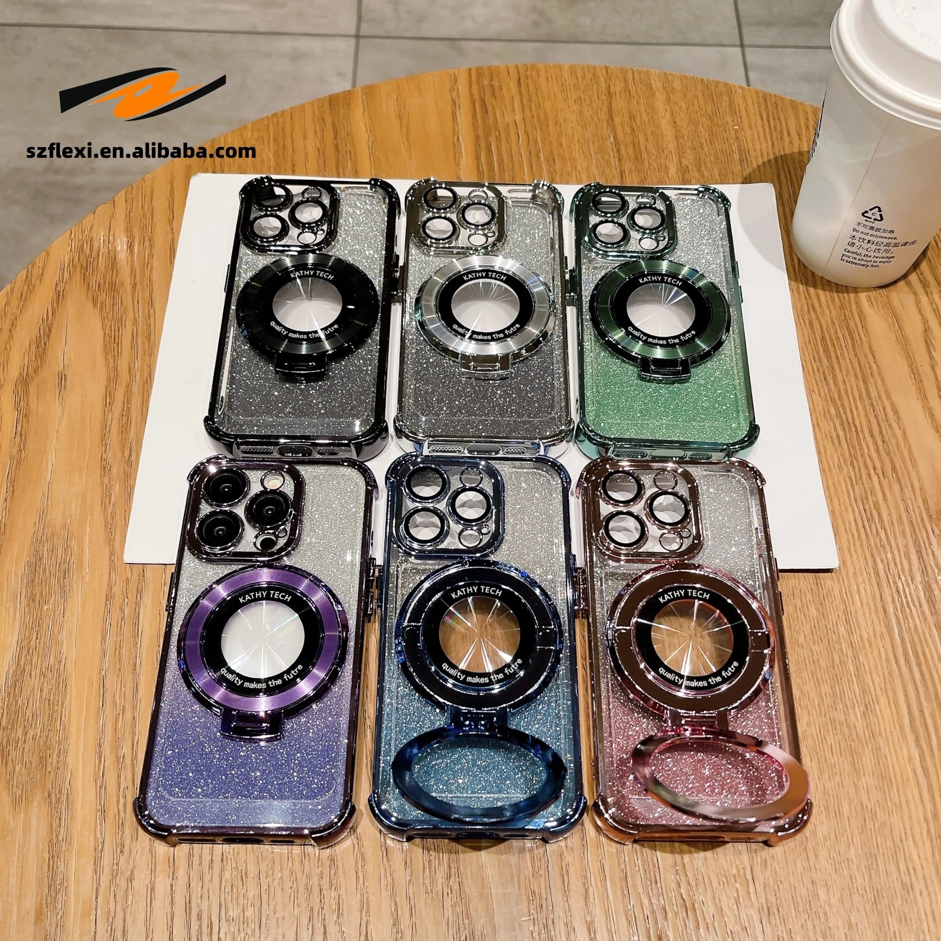 Magnetic Case for iPhone with Camera Lens Guard 2
