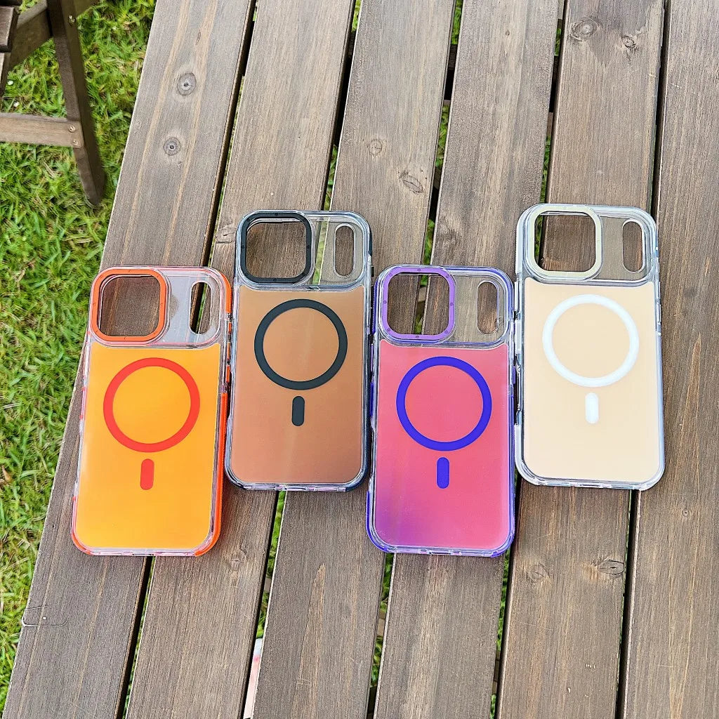 Magnetic Dual-Color Case for iPhone 13 and 17 Pro Max 1