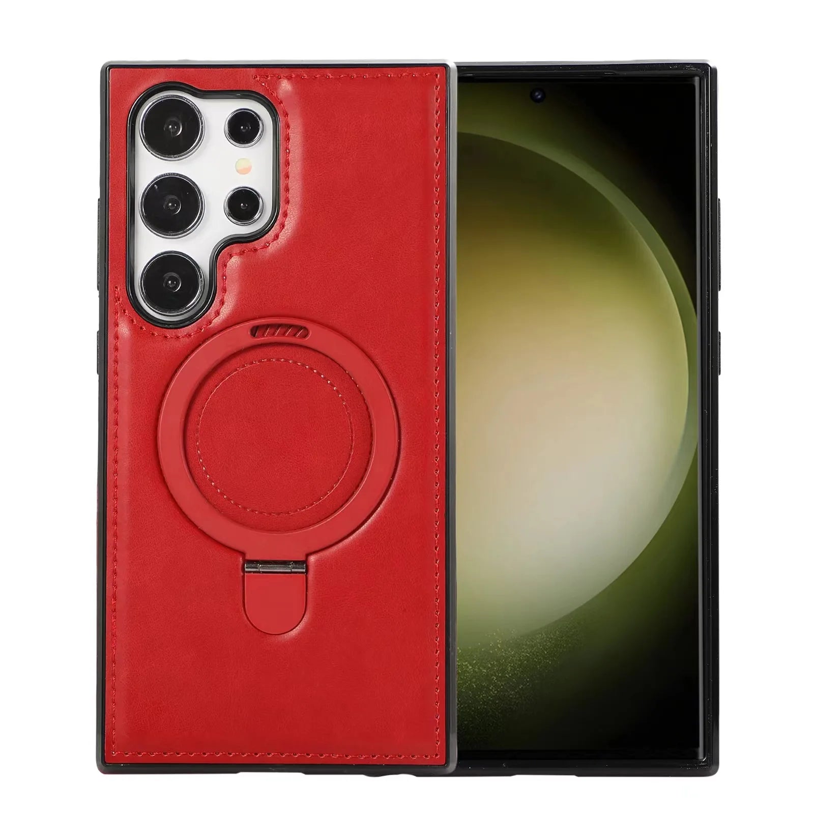 Magnetic Leather Phone Case for Samsung Models 6