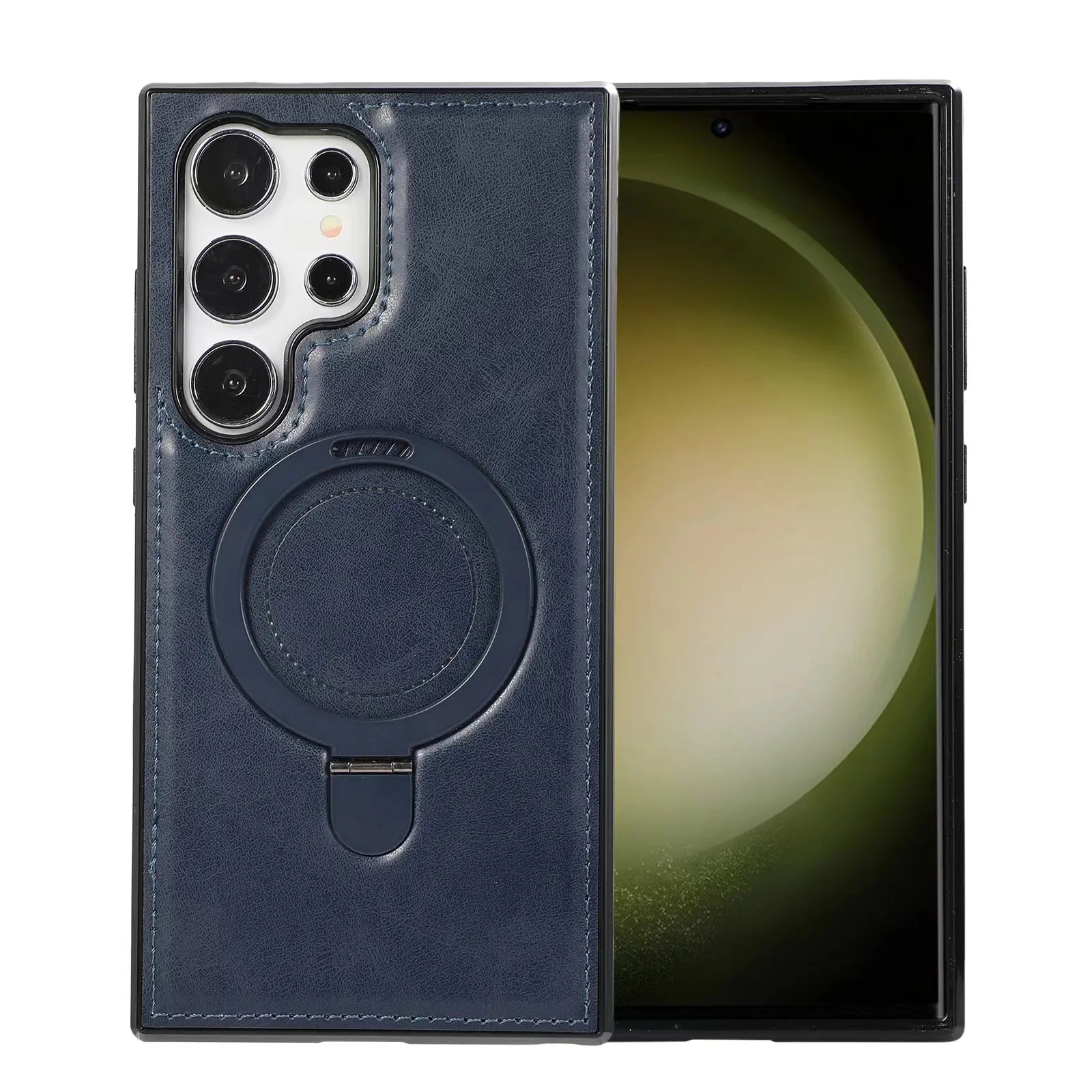 Magnetic Leather Phone Case for Samsung Models 8