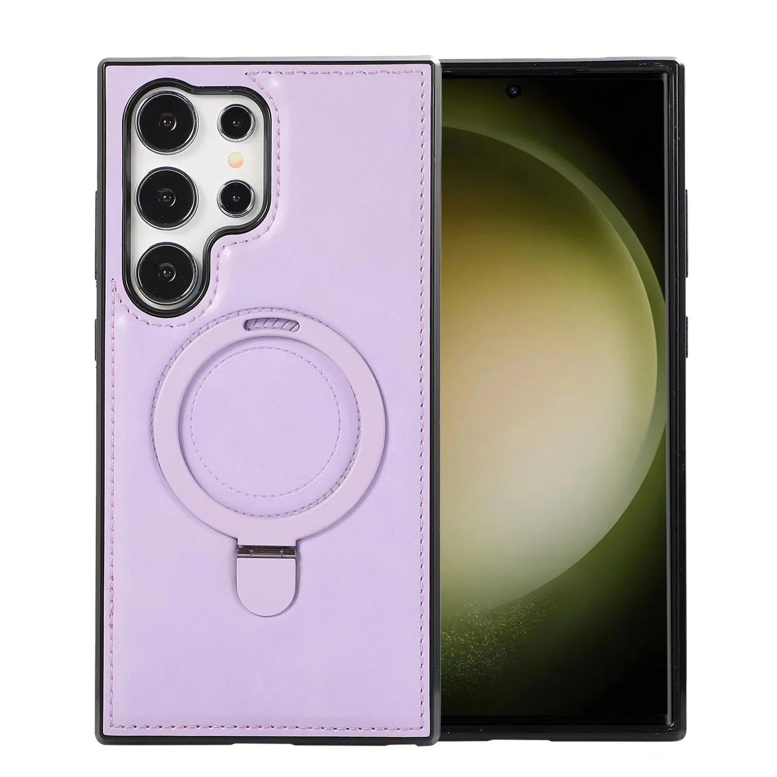 Magnetic Leather Phone Case for Samsung Models 9