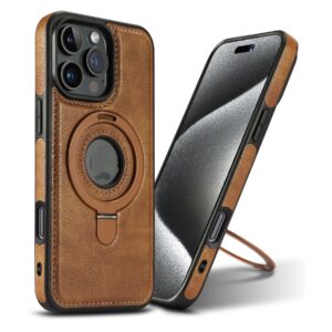 Magnetic Phone Case with Ring Stand for iPhone Models 7