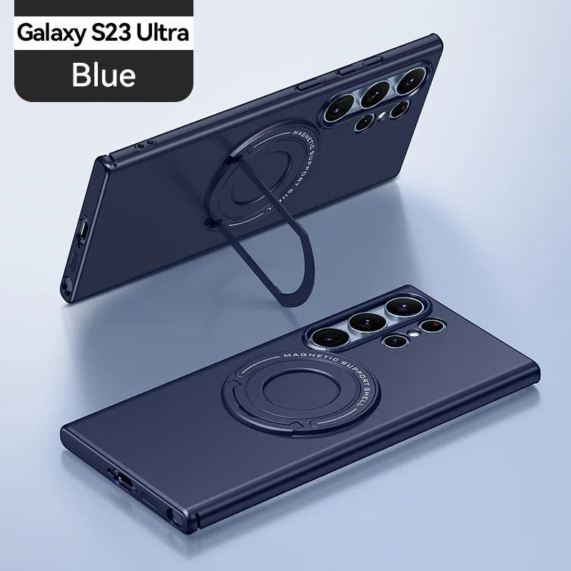 Magnetic Phone Case with Wireless Charger for Galaxy Models 7
