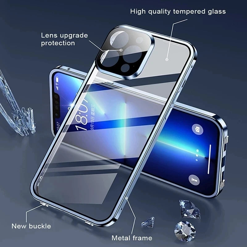 Magnetic Privacy Case for iPhone Models 3