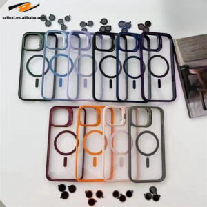 Magnetic Protective Case with Stand for iPhone Models