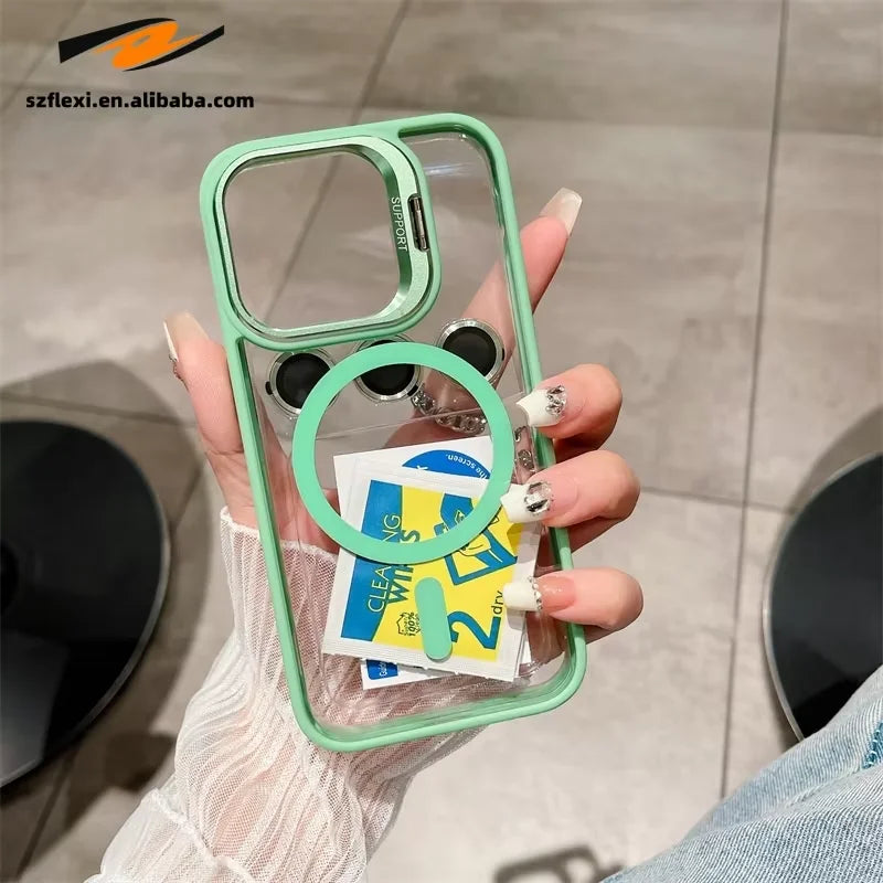 Magnetic Protective Case with Stand for iPhone Models 10