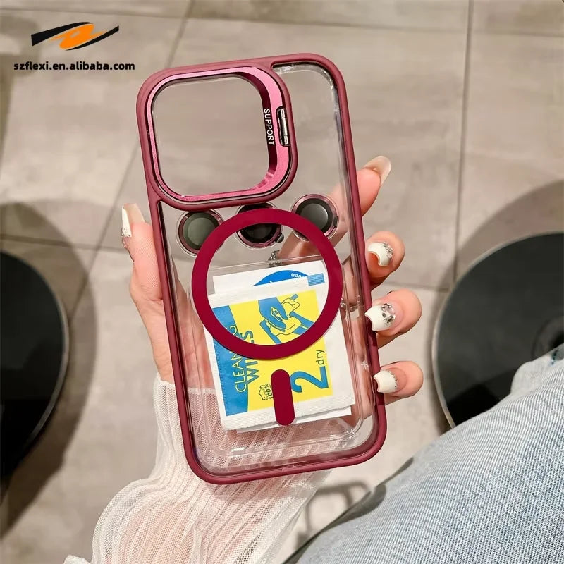 Magnetic Protective Case with Stand for iPhone Models 6