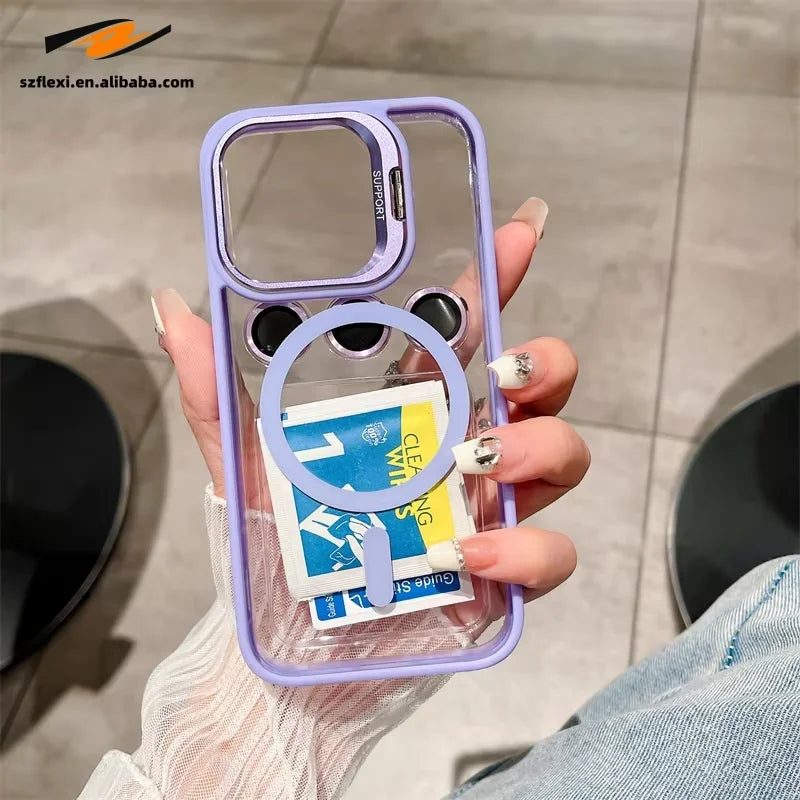 Magnetic Protective Case with Stand for iPhone Models 7