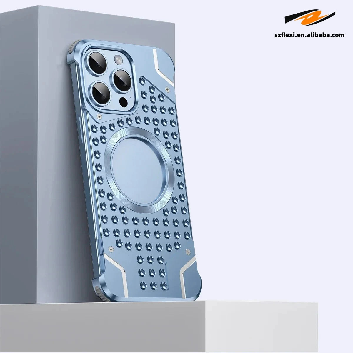 Magnetic Titanium Edge Case for iPhone Models 8