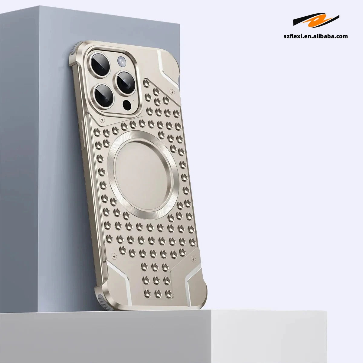 Magnetic Titanium Edge Case for iPhone Models 9