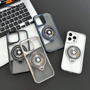 Magnetic Wireless Charging Case with Stand for iPhone Models