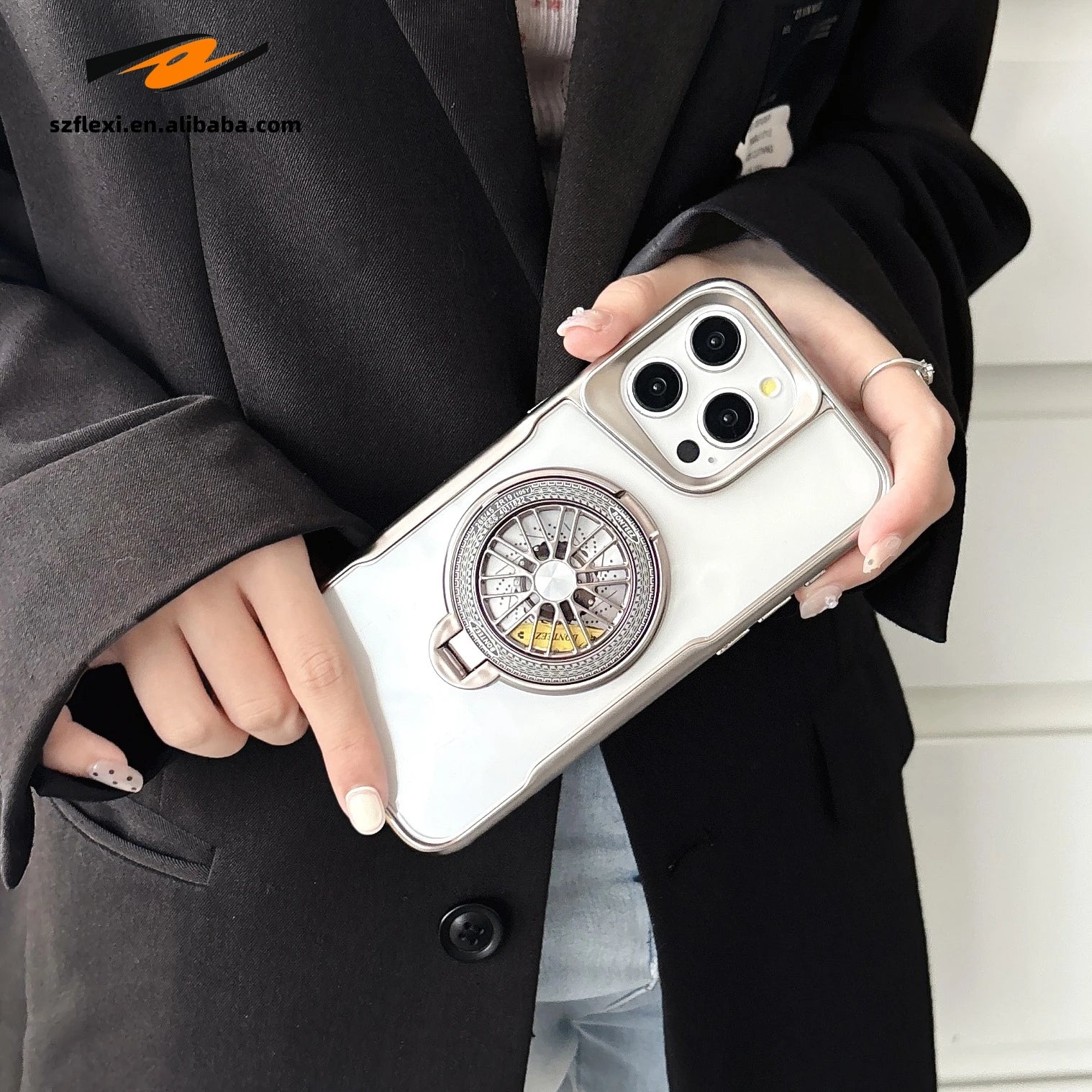 Magnetic Wireless Charging Case with Stand for iPhone Models 9