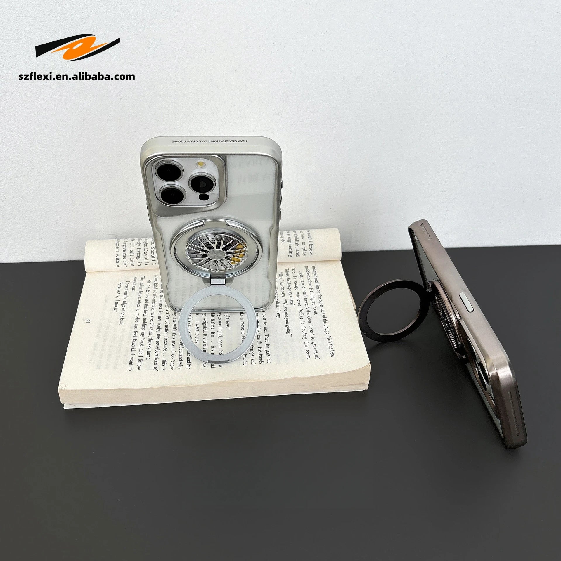 Magnetic Wireless Charging Case with Stand for iPhone Models 3