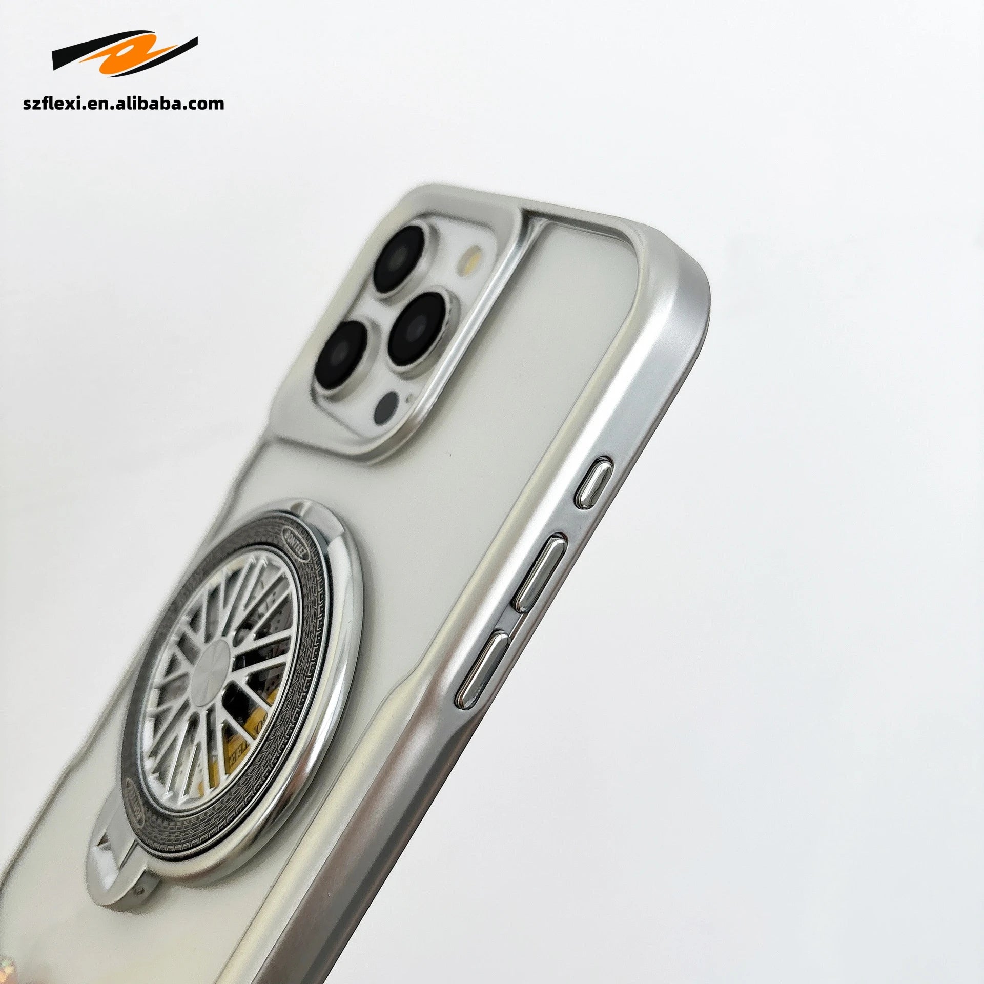 Magnetic Wireless Charging Case with Stand for iPhone Models 5