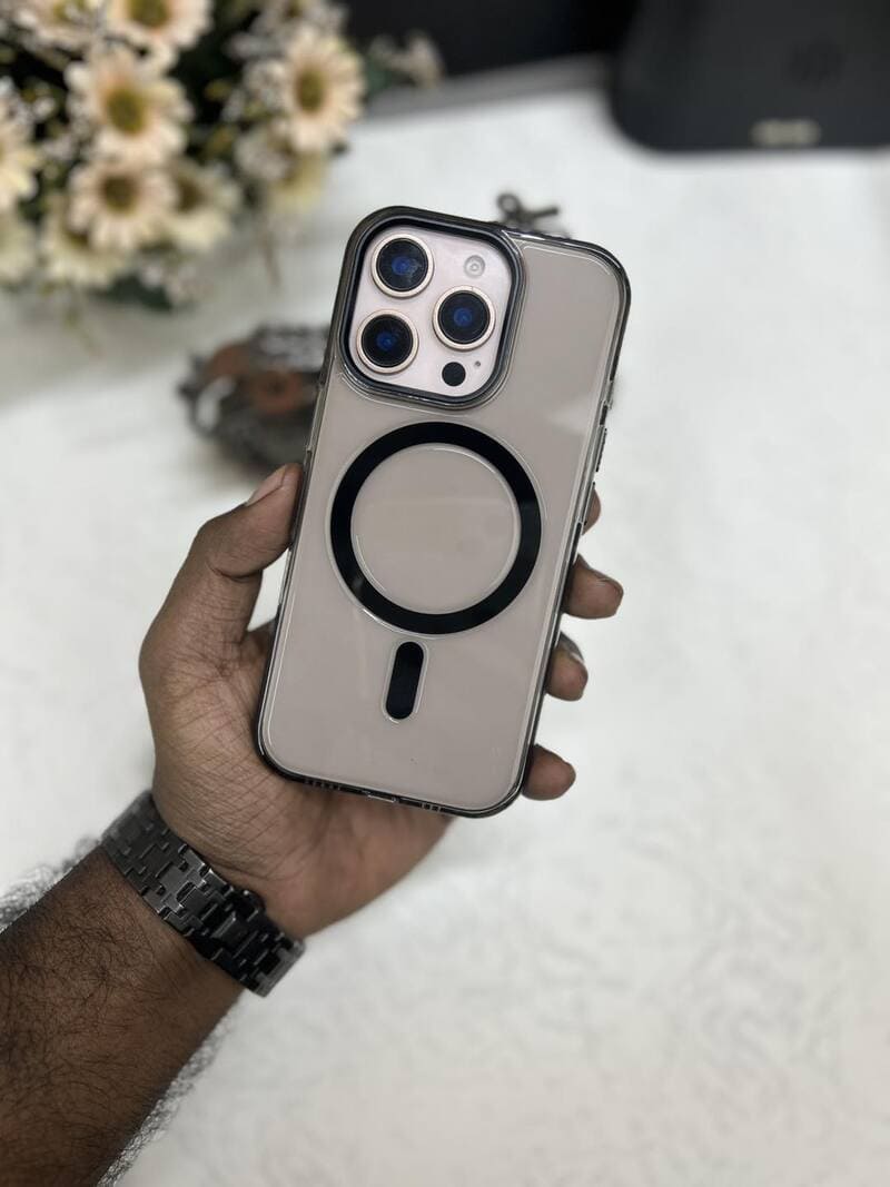 MagSafe Compatible Anti-Yellow Phone Case for iPhone Models