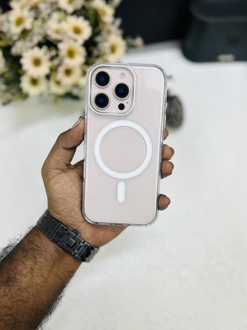 MagSafe Compatible Anti-Yellow Phone Case for iPhone Models 4