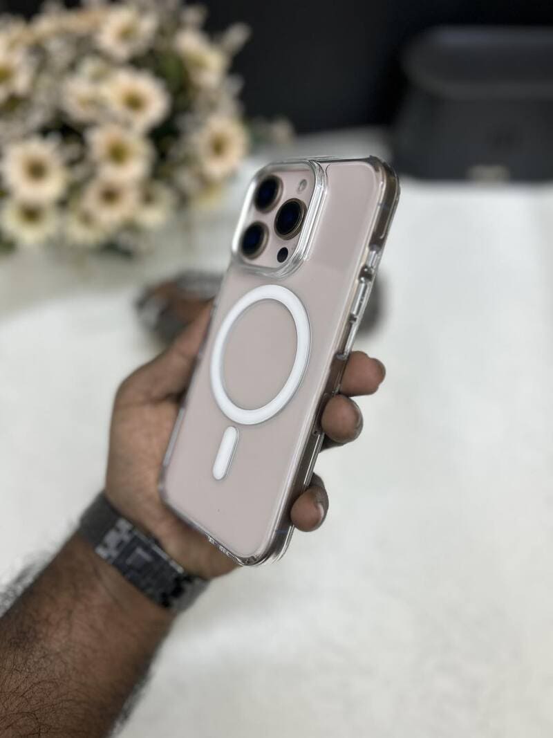 MagSafe Compatible Anti-Yellow Phone Case for iPhone Models 5