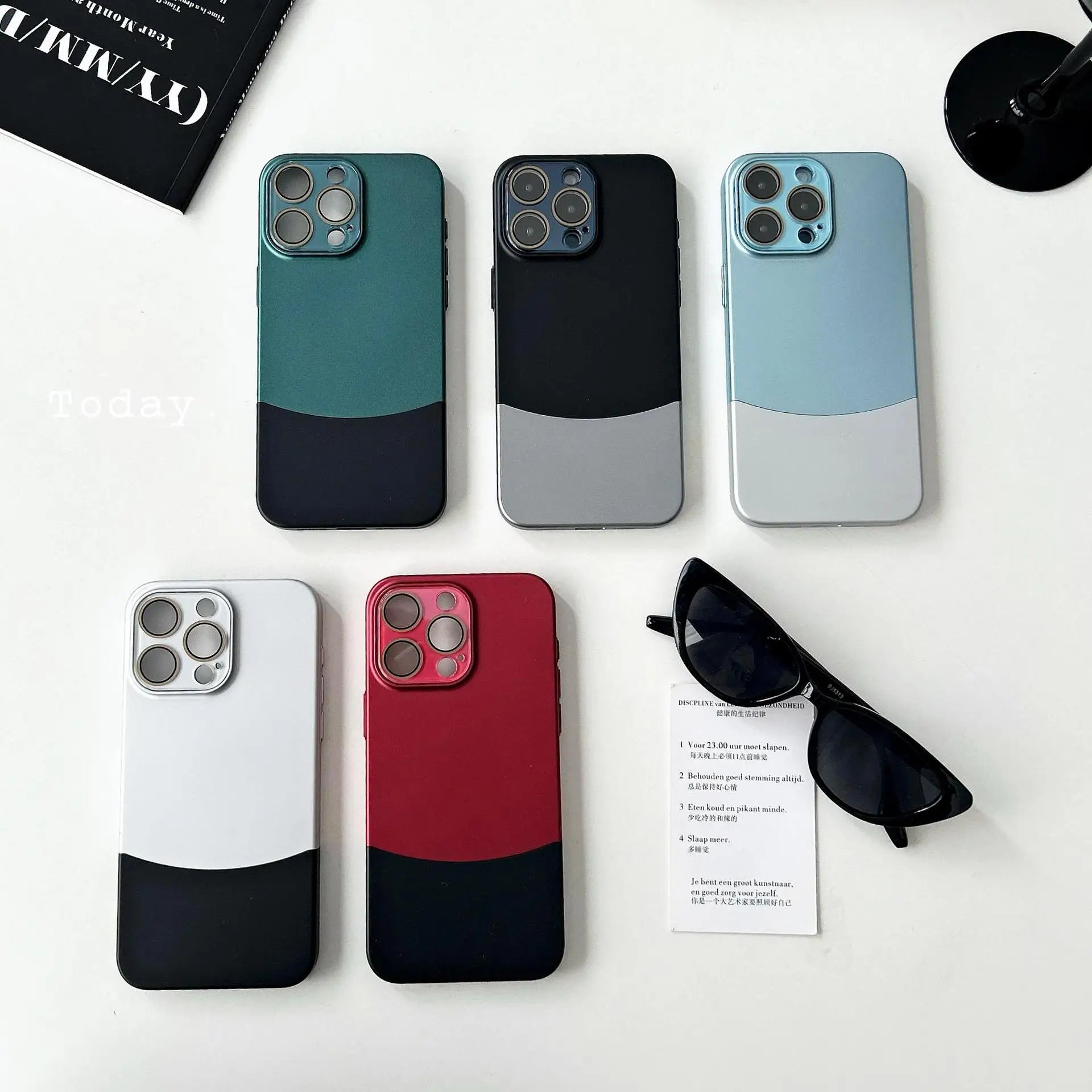 Matte Metal Lens Case for iPhone Models 5