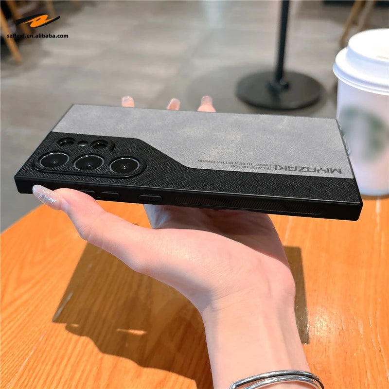 Matte PU Leather Shockproof Case Samsung Galaxy price in Bangladesh 2