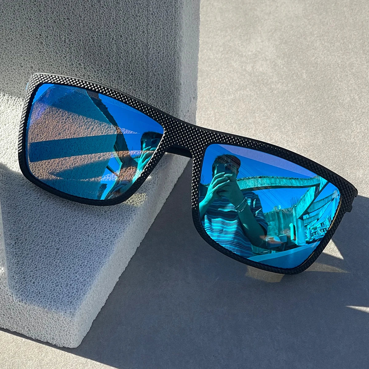 Men's High Quality Polarized Sports Sunglasses Square Frame Price in Bangladesh 2