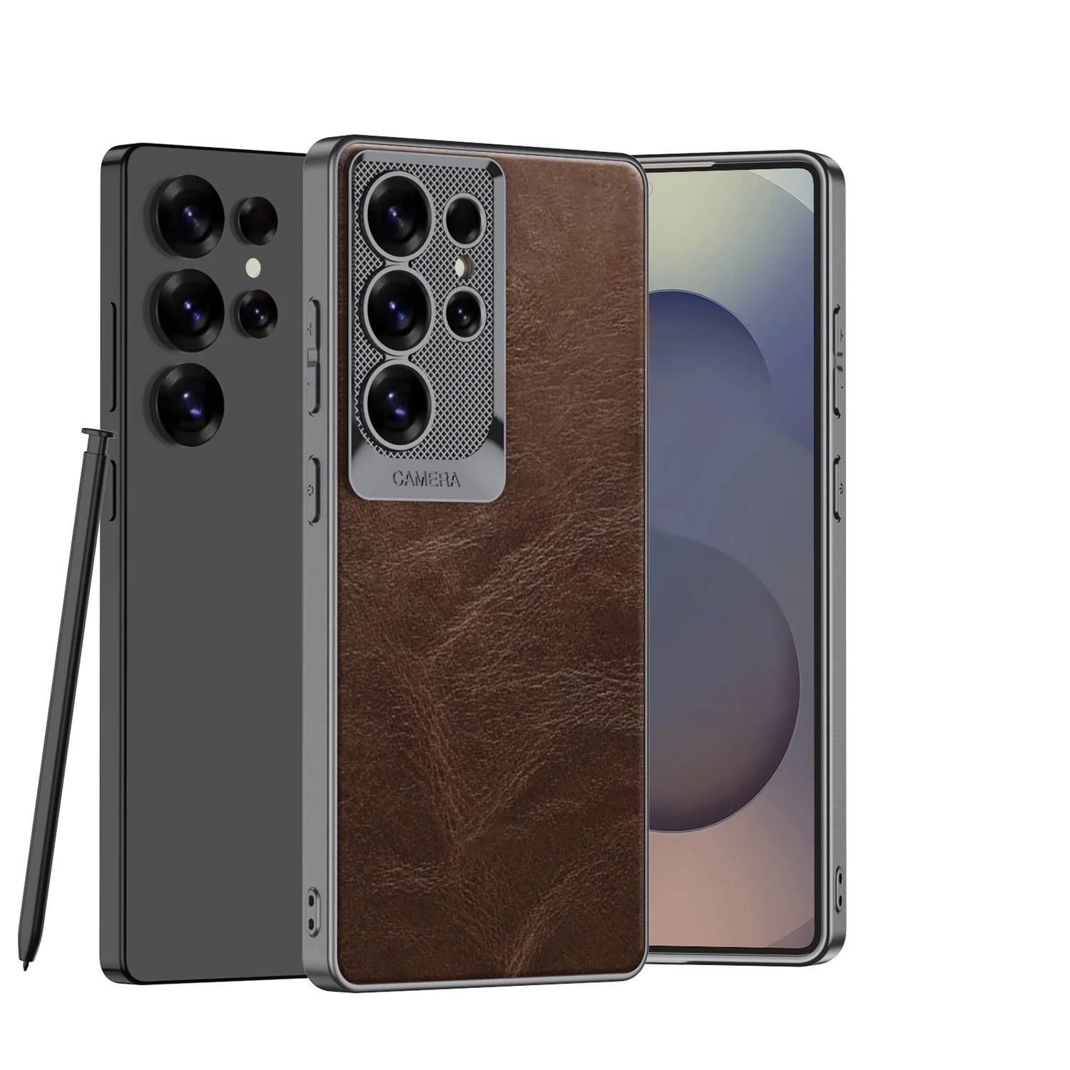 Metallic Lens Protective Case for Samsung S23 S24 S25 6