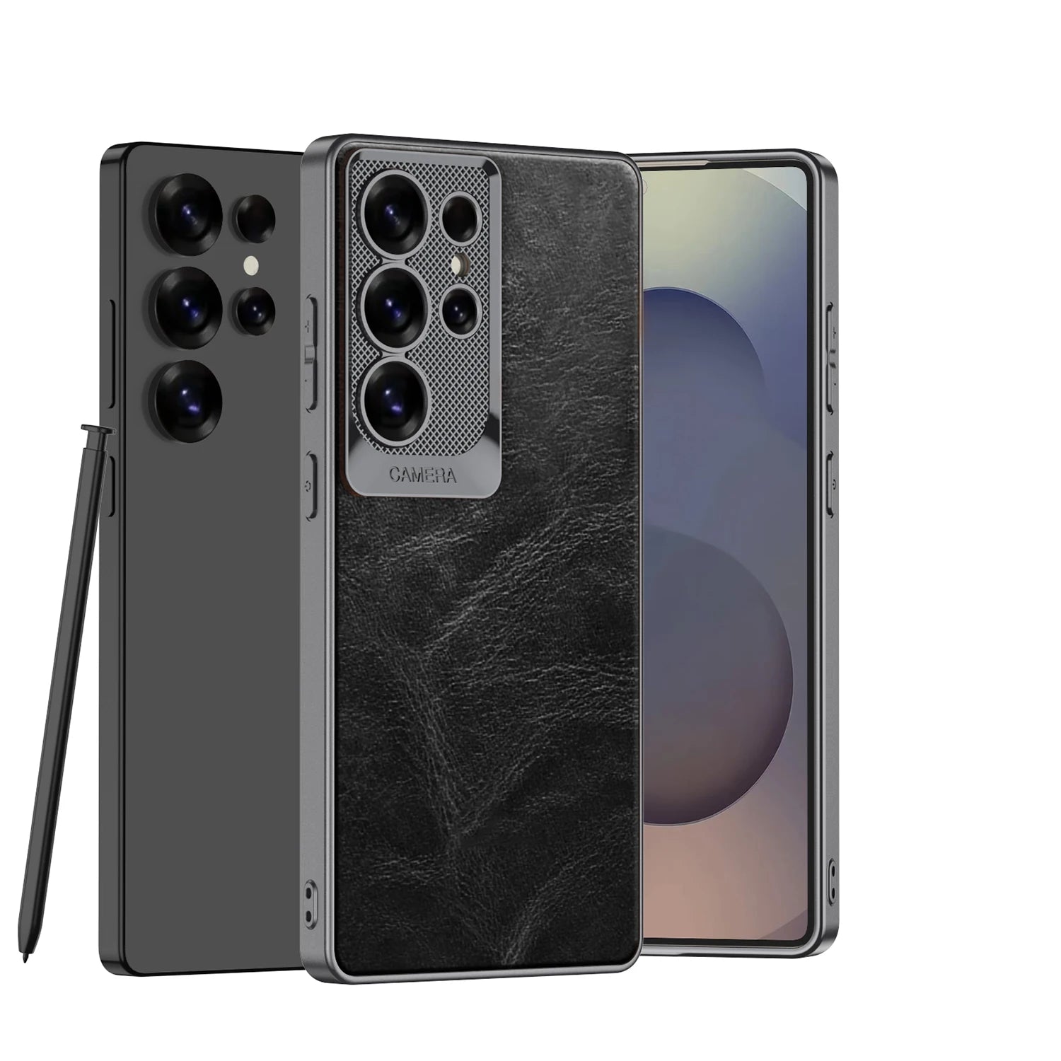 Metallic Lens Protective Case for Samsung S23 S24 S25 9