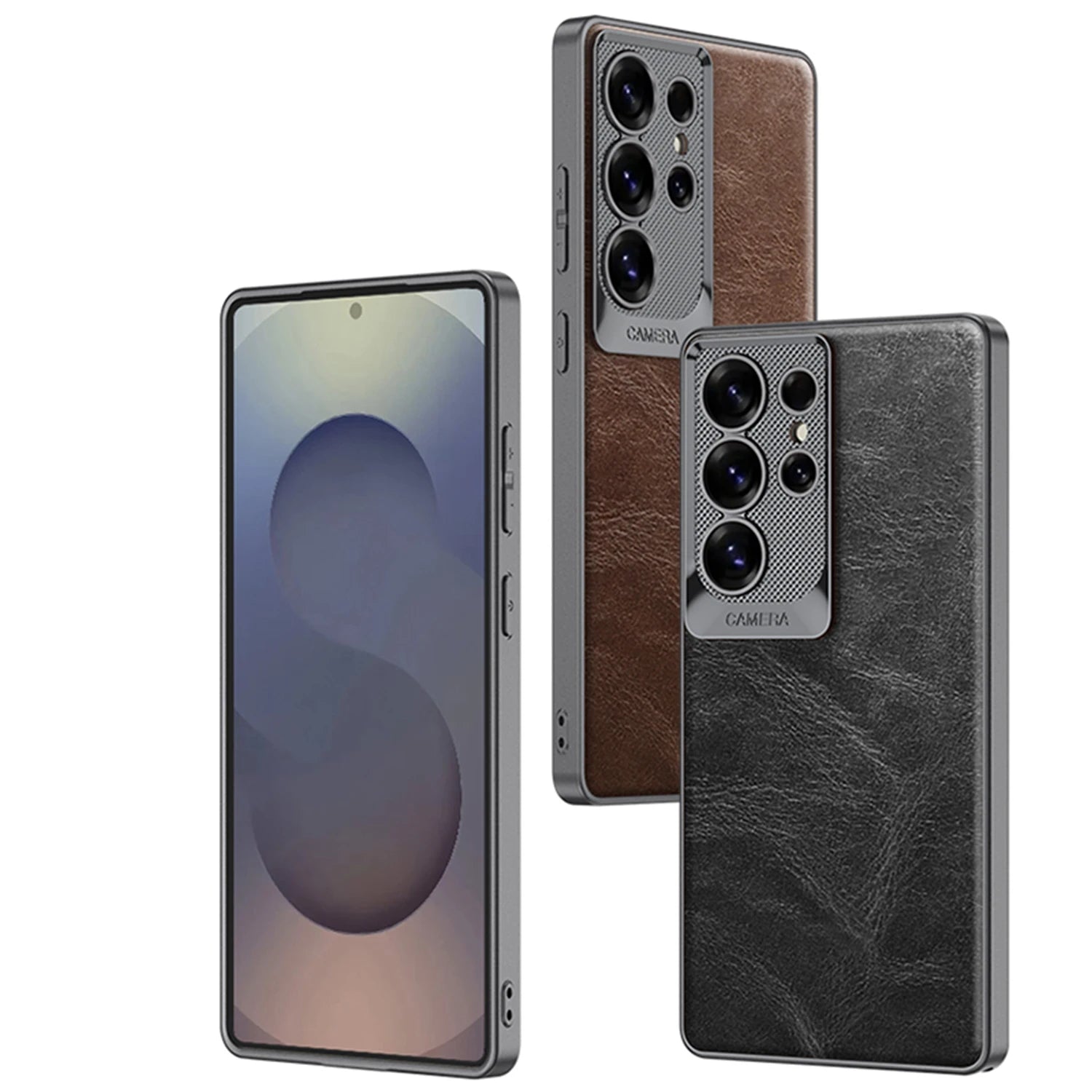 Metallic Lens Protective Case for Samsung S23 S24 S25 3