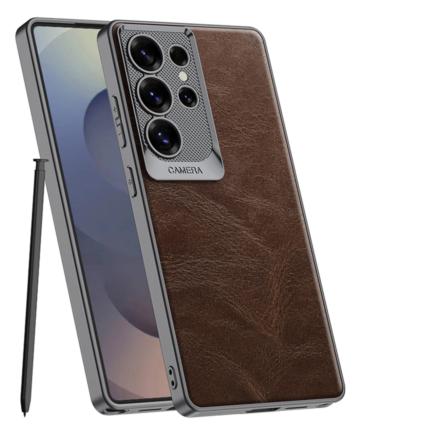 Metallic Lens Protective Case for Samsung S23 S24 S25 4