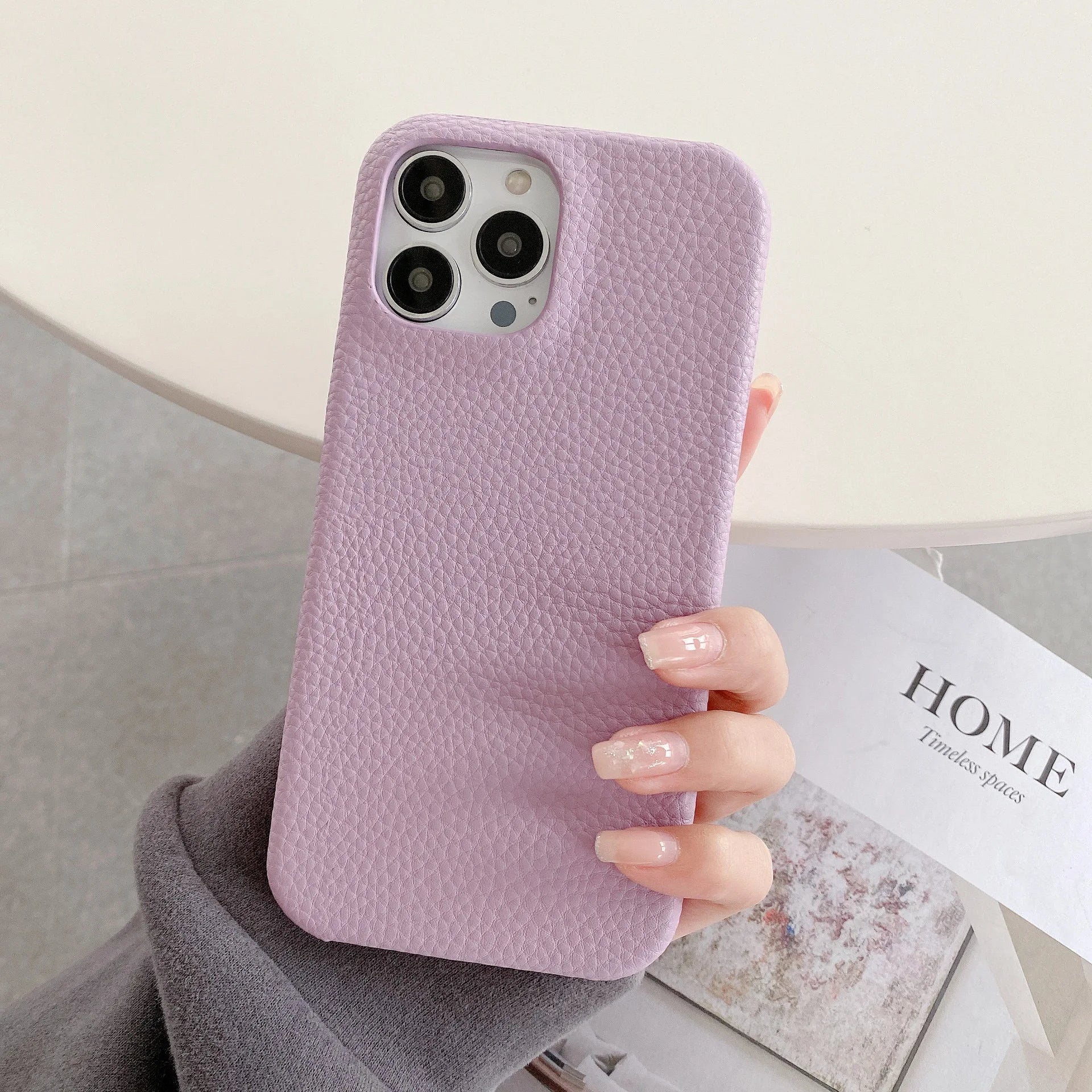 Personalized Leather Phone Case for iPhone Models 15