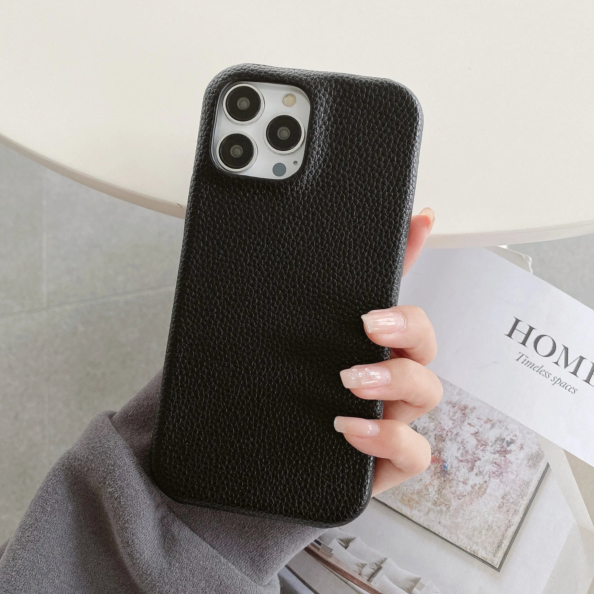 Personalized Leather Phone Case for iPhone Models 13