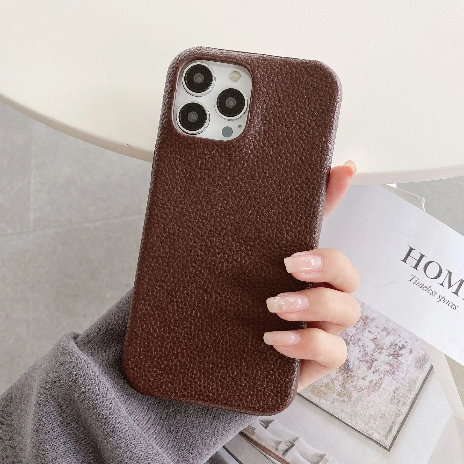 Personalized Leather Phone Case for iPhone Models 16