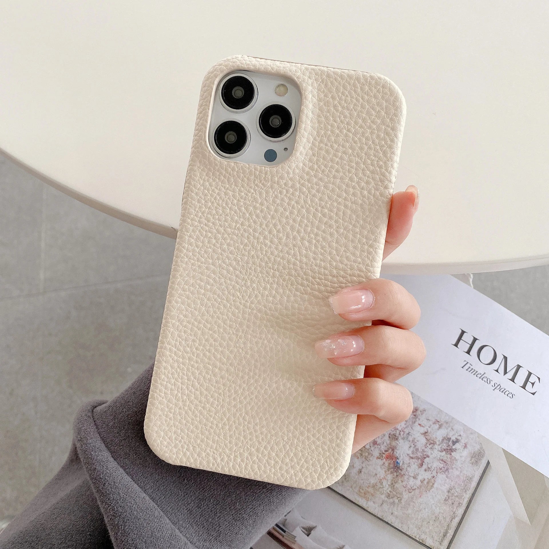 Personalized Leather Phone Case for iPhone Models 21