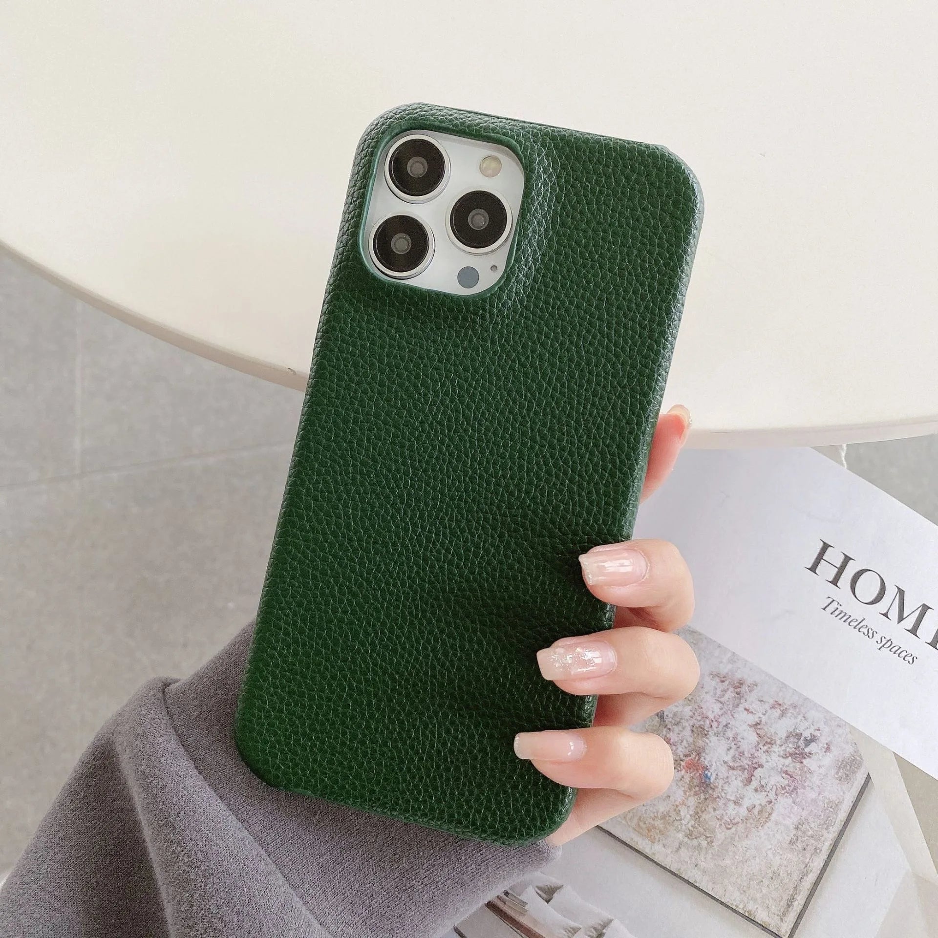 Personalized Leather Phone Case for iPhone Models 23