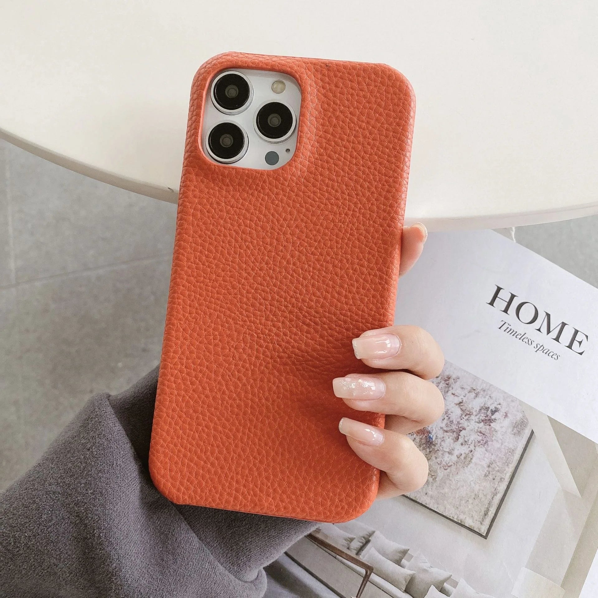 Personalized Leather Phone Case for iPhone Models 25