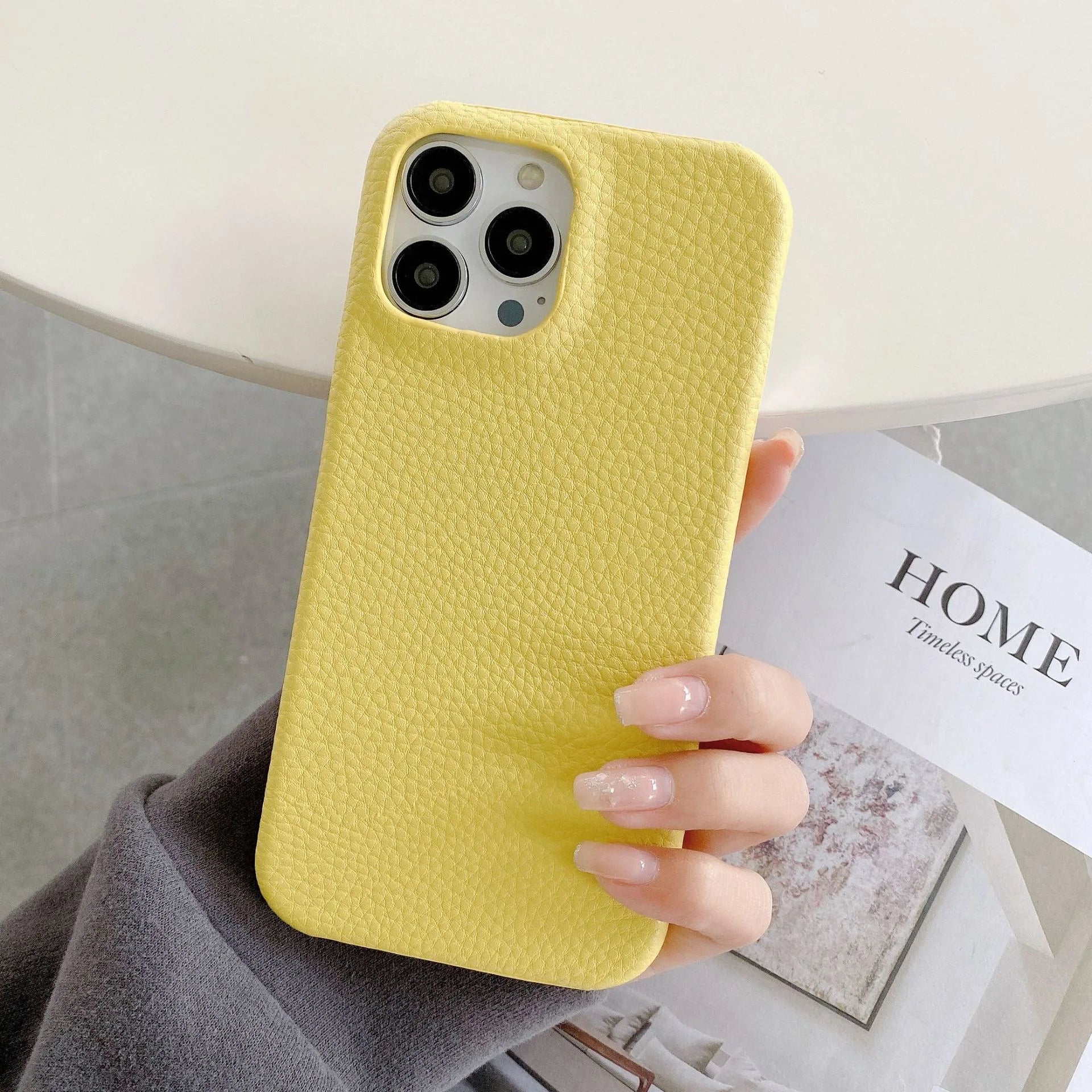 Personalized Leather Phone Case for iPhone Models 26